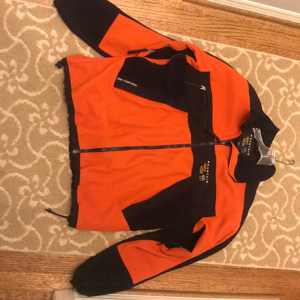 Mountain hardwear windstopper tech fleece jacket